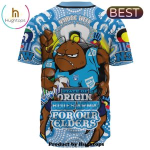 New South Wales Blues Funny Army Rugby For Life Baseball Jersey