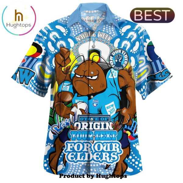 New South Wales Blues Funny Army Rugby For Life Hawaiian Shirt