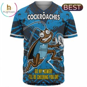 New South Wales Funny Cockroaches Tough Fan Rugby Baseball Jersey