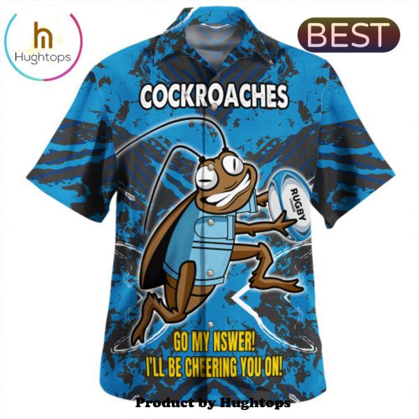 New South Wales Funny Cockroaches Tough Fan Rugby Hawaiian Shirt