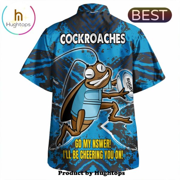 New South Wales Funny Cockroaches Tough Fan Rugby Hawaiian Shirt