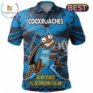 New South Wales Funny Cockroaches Tough Fan Rugby Polo Shirt