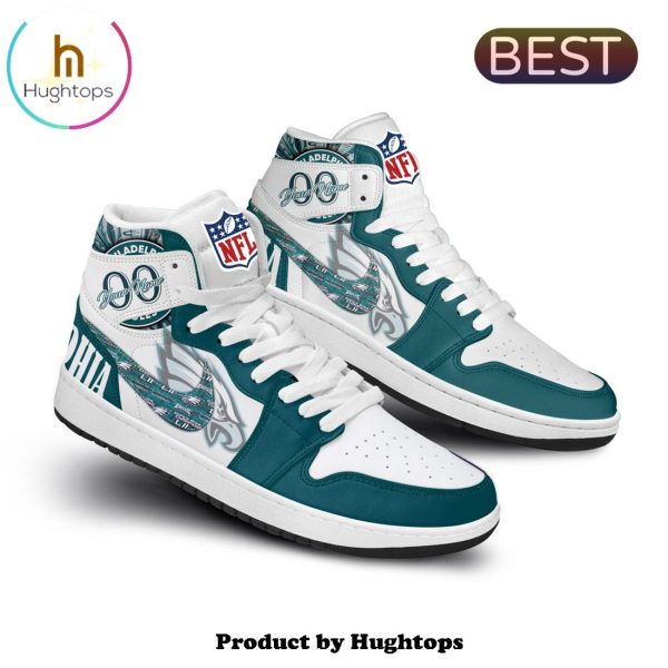 NFL Philadelphia Eagles Personalized Air Jordan 1 Hightop Shoes