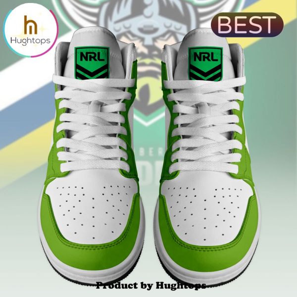 NRL Canberra Raiders Custom Name Air Jordan 1 Hightop Shoes