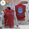 NRL New South Wales Blues Custom Pink Baseball Jacket