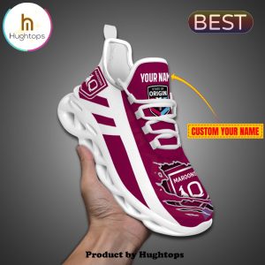 NRL Queensland Maroons Custom 2024 Max Soul Shoes