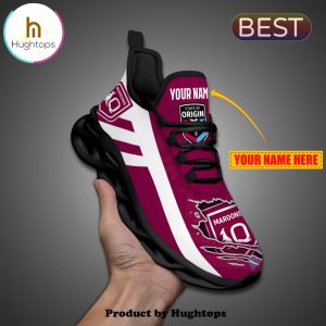 NRL Queensland Maroons Custom 2024 Max Soul Shoes