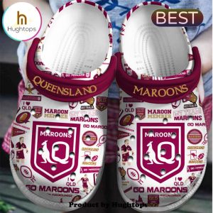 NRL Queensland Maroons Special Gifts Clogs Crocs