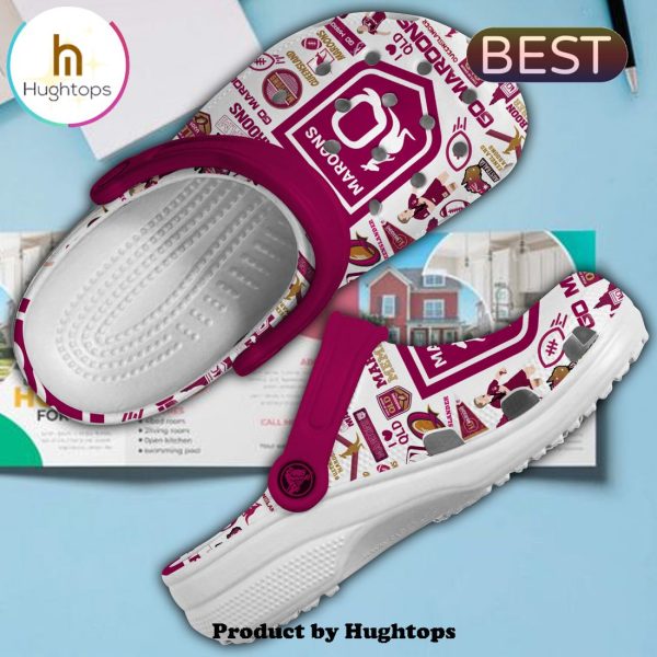 NRL Queensland Maroons Special Gifts Clogs Crocs