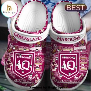 NRL Queensland Maroons Specialized Style Clogs Crocs