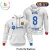 Pedri Barcelona 2024 Football Team Navy Hoodie