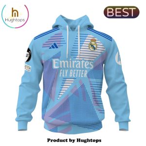 Personalized Real Madrid 24 25 Men’s Home Blue Hoodie