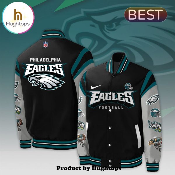 Philadelphia Eagles Specialized NFL Black Baseball Jacket