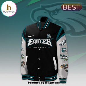 Philadelphia Eagles Specialized NFL Black Baseball Jacket