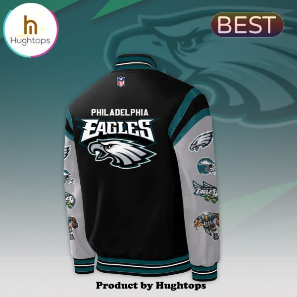 Philadelphia Eagles Specialized NFL Black Baseball Jacket