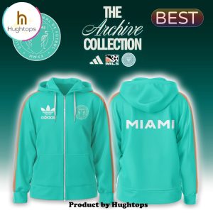 Premium Inter Miami CF Aqua 2024 Hoodie