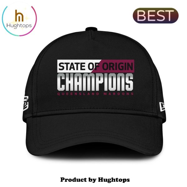 Queensland Maroons 2024 League Back To Back Black Classic Cap