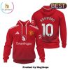 Rashford Manchester United Premier Champions Green Hoodie