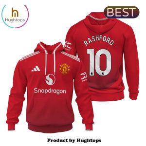 Rashford Manchester United Men’s Champions Hoodie – Red