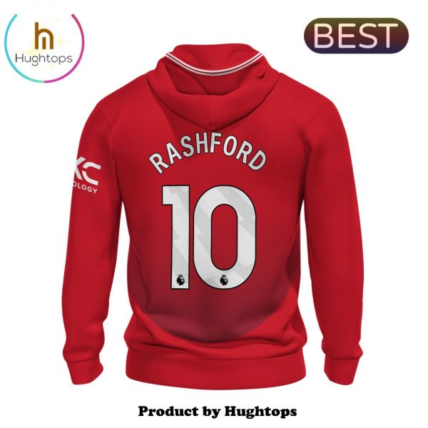 Rashford Manchester United Men’s Champions Hoodie – Red