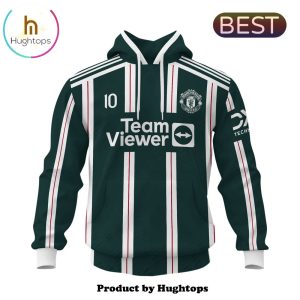 Rashford Manchester United Premier Champions Green Hoodie