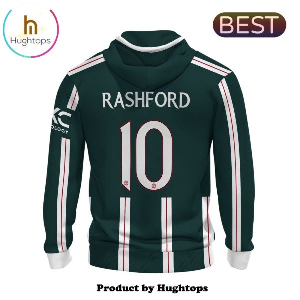 Rashford Manchester United Premier Champions Green Hoodie