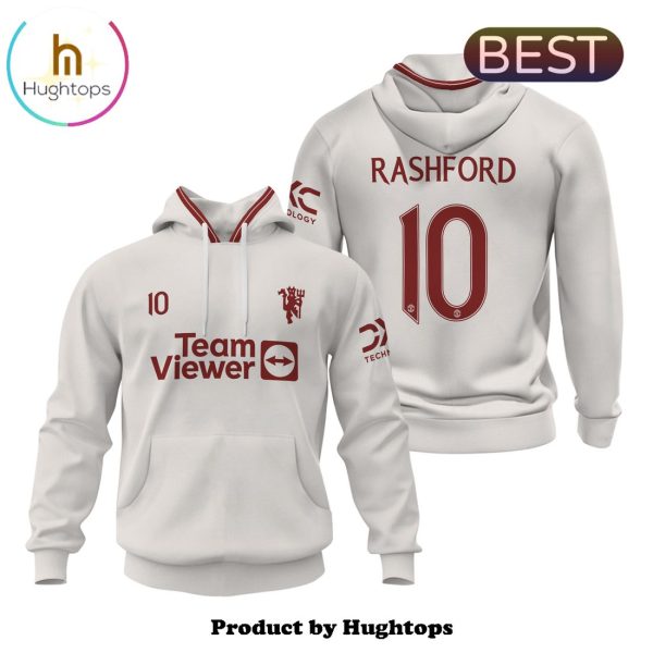 Rashford Manchester United Premier Champions White Hoodie