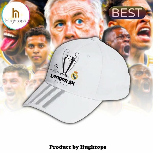 Real Madrid 15 Champions League London24 White Classic Cap