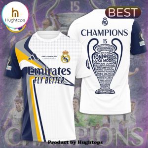 Real Madrid 15th Champions Cup Team Style Hoodie