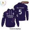 Real Madrid Jude Bellingham 24 25 Men’s Home White Hoodie