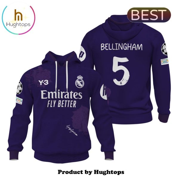 Real Madrid Jude Bellingham 24 25 Men’s Home Signatures Hoodie