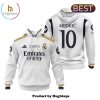 Real Madrid Mbappe 24 25 Men’s Home White Hoodie