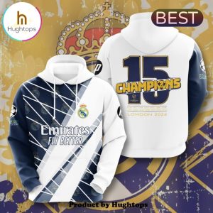 Real Madrid Men’s 15 Champions London 24 Hoodie