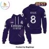 Real Madrid Men’s Kroos 24 25 Men’s Home White Hoodie