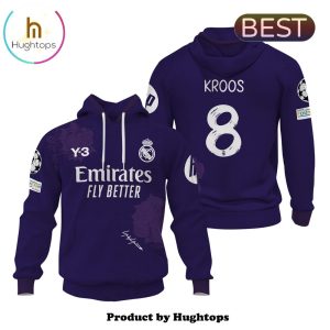 Real Madrid Men’s Kroos 24 25 Men’s Home Signatures Hoodie