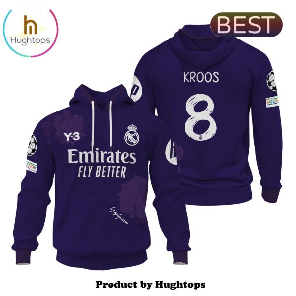 Real Madrid Men’s Kroos 24 25 Men’s Home Signatures Hoodie