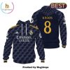 Real Madrid Men’s Personalized White Hoodie