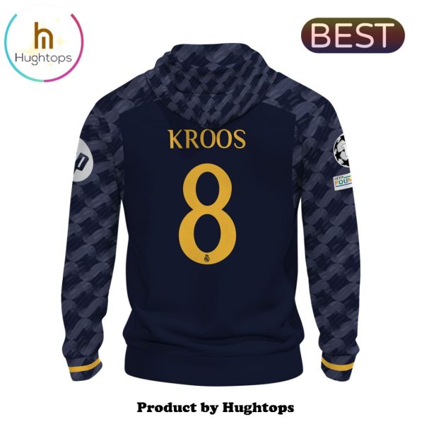 Real Madrid Men’s Kroos 24 25 Men’s Home White Hoodie