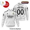 Real Madrid Men’s Kroos 24 25 Men’s Home White Hoodie