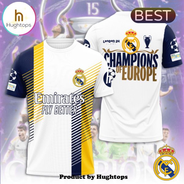 Real Madrid Premium London 24 Champions Of Europe Hoodie