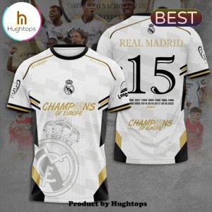 Real Madrid Specialized 15 Champions Of Europe Hoodie