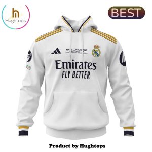 Real Madrid Toni Kroos 24 25 Men’s Home White Hoodie