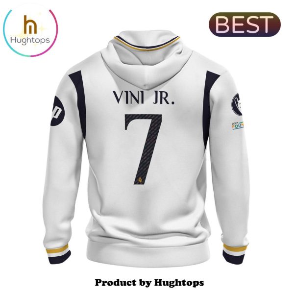 Real Madrid Vini Jr. 24 25 Men’s Home White Hoodie