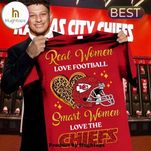 Real Women Love FootBall Smart Women Love Chiefs Football Unisex T-Shirt