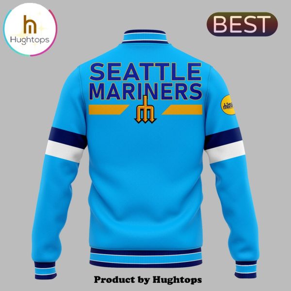 Seattle Mariners Baseball Team Blue Edition Baseball Jacket