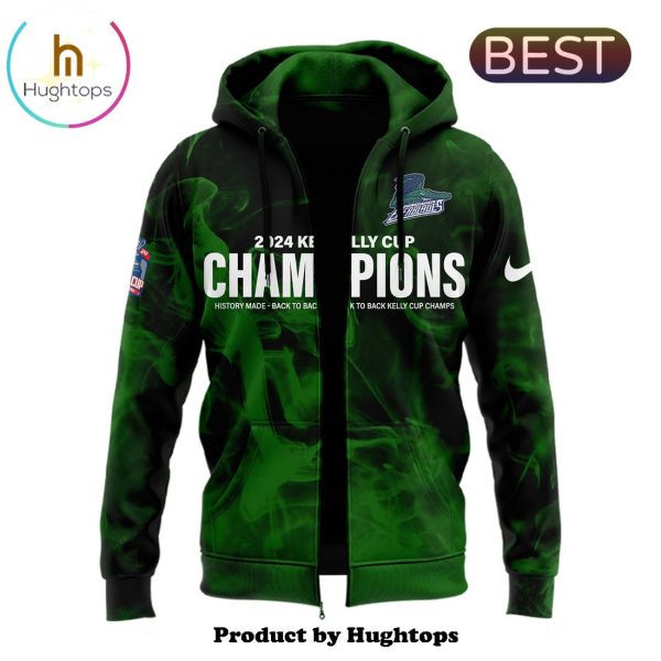 Special Florida Everblades Champions Green Hoodie