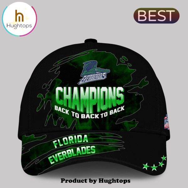 Special Florida Everblades Champions Green Hoodie, Jogger, Cap