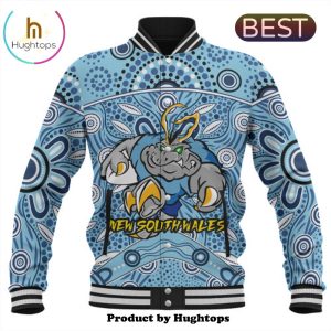 Special NRL New South Wales Blues Baseball Jacket