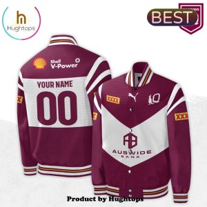 Special NRL Queensland Maroons Custom Gifts Baseball Jacket