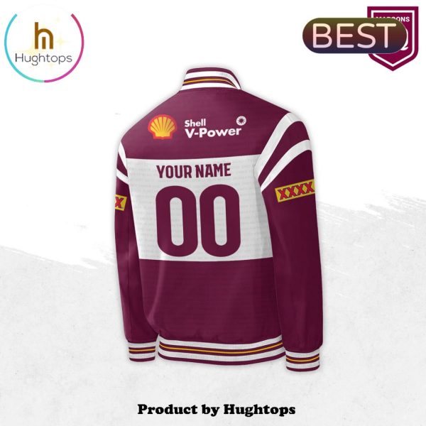 Special NRL Queensland Maroons Custom Gifts Baseball Jacket